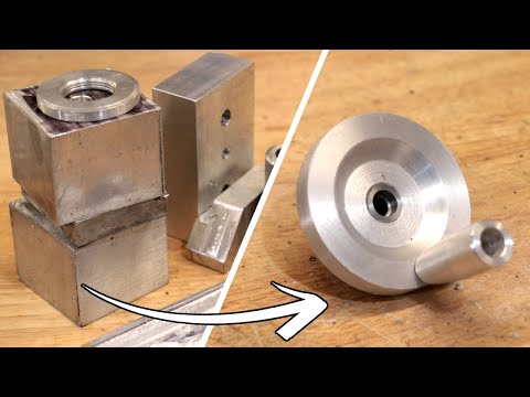 Видео: Превращение алюминиевого лома в маховик токарного станка | Литье металла