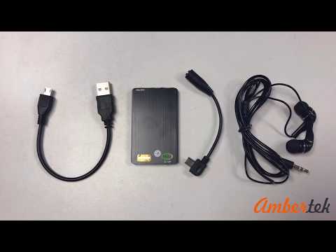 Видео: Мини диктофон Ambertek VR125