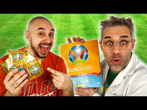 Видео: ФУТБОЛЬНЫЙ ЧЕЛЛЕНДЖ! ПАПА РОБ VS ДОКТОР ЗЛЮ: НАКЛЕЙКИ PANINI EURO 2020!