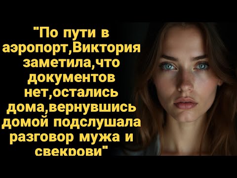 Видео: Я плакал читая это! Вернулась домой и случайно подслушала разговор мужа и свекрови.