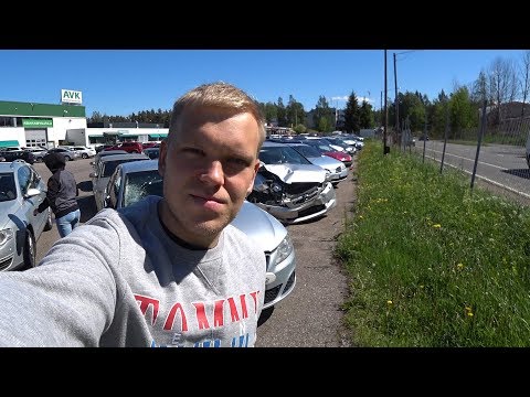 Видео: Битые автомобили в Финляндии. Автохлам за копейки?