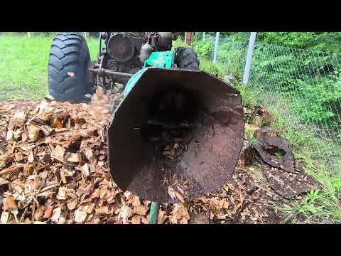 Видео: Шнековый измельчитель веток от Дигриз.переработка веток.