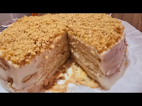 Видео: БИСКВИТЕНА ТОРТА