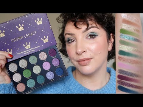 Видео: НОВАЯ палетка Glaminatrix Crown Legacy — сотрудничество с Monolith
