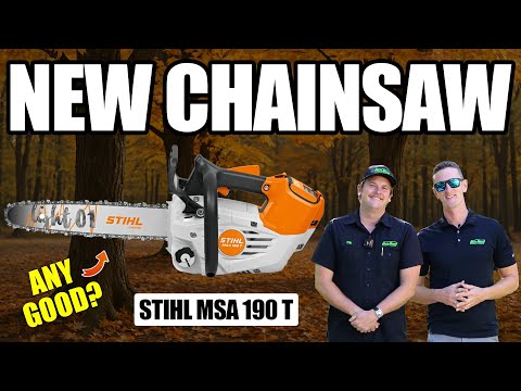 Видео: Обзор новой бензопилы STIHL MSA 190 T! Лучшая аккумуляторная бензопила для работы с деревьями?