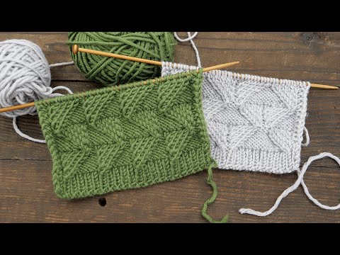 Видео: Узор «Зигзаг» спицами 💤 «Zigzag» knitting pattern