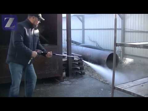 Видео: Гидродинамический аппарат для мойки поверхностей с подогревом Посейдон  B24-Th