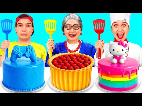 Видео: Кулинарный Челлендж: Я против Бабушки | Фантастические Лайфхаки с Едой