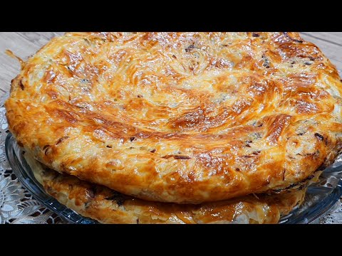 Видео: Гуштли  иссик Патир Мазаси супер 👍Слоеная лепешка с мясом