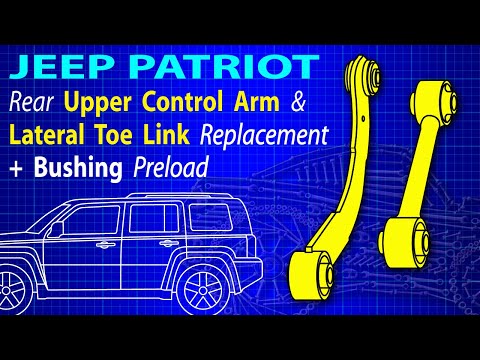Видео: Замена верхнего рычага подвески и поперечной тяги схождения на Jeep Patriot + предварительный нат...