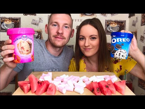 Видео: МУКБАНГ МОРОЖЕНОЕ БАСКИН РОББИНС | ОРЕО итоги конкурса |MUKBANG ICE CREAM BASKIN ROBBINS | OREO