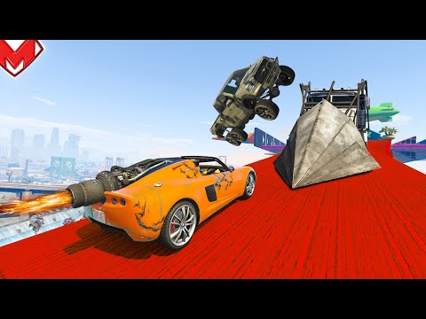 Видео: УВЕРНИСЬ ОТ ТАРАНА! УГАРНАЯ СТЕНКА на СТЕНКУ. ГОНКИ НА МАШИНАХ В GTA 5 Online