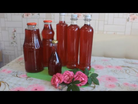 Видео: СИРОП  из РОЗОВЫХ  ЛЕПЕСТКОВ 🌹 ЛИМОНАД из Лепестков РОЗ 🌹 Rose Lemonade🌹