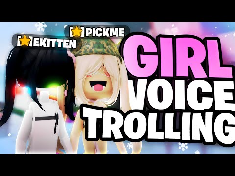 Видео: Итак, меня ТРОЛЛИЛИ ГОЛОСОМ девушки, чтобы она выбрала меня в голосовом чате ROBLOX...