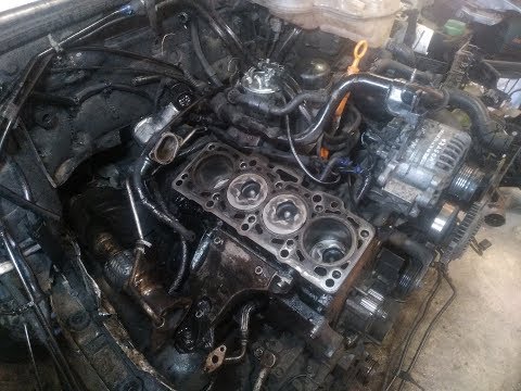 Видео: Ремонт VW Passat b5 1.9 tdi / Замена ремня грм 1.9 тди + Полное и детальное снятие ГБЦ!