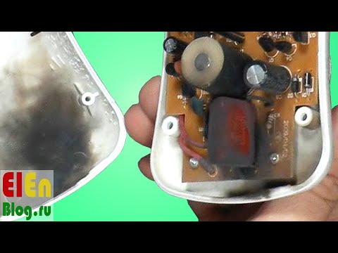 Видео: После грозы. Сгорел отпугиватель грызунов.