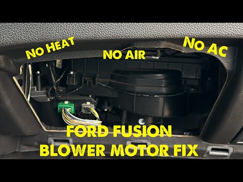 Видео: Замена резистора и соединительного провода электродвигателя вентилятора Ford Fusion