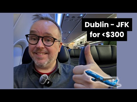Видео: Я попробовал JetBlue «Blue Basic»: секрет бюджетного трансатлантического перелета (Дублин — Нью-Й...