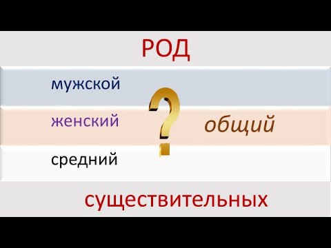 Видео: #русскийязык #егэ Русский язык. Род существительных.Сложные случаи определения рода. Видеоурок