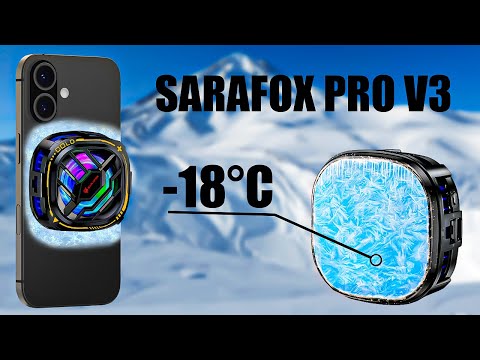 Видео: Кулер для телефона SARAFOX PRO V3. Охлаждение для смартфона | ОБЗОР