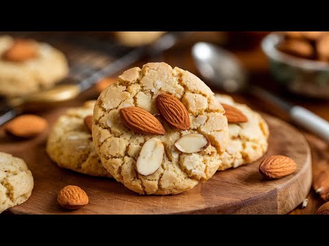 Видео: Веганское миндальное печенье