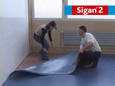 Видео: Sigan 2 как приклеить линолеум или ковролин к полу