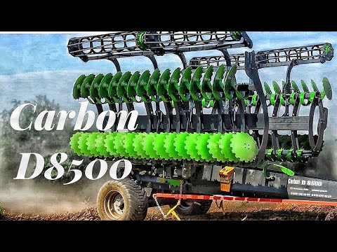 Видео: Carbon D8500 — дисковая борона, созданная для максимальной эффективности.