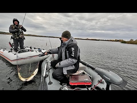 Видео: Осіння риболовля з човна на електродвигуні. Щука/Проців