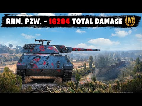 Видео: Rhm. Pzw. - 16240 общего урона на карте Прохоровка #WorldofTanks, #wotreplays, #wot, #lighttank.