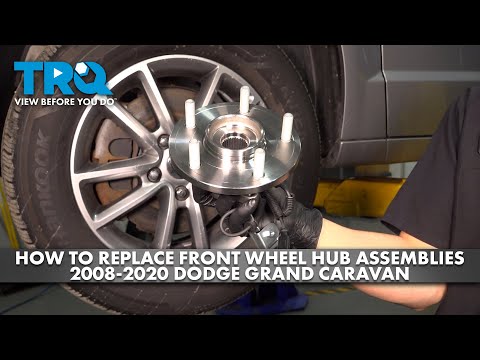 Видео: Как заменить подшипники ступицы переднего колеса в сборе на Dodge Grand Caravan 2008-2020 годов