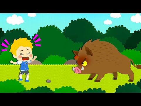 Видео: Мультик для детей 🚕 РОБОКАР ПОЛИ ⚠️ Уроки безопасности с Эмбер 🐻 Опасность в лесу 🌲