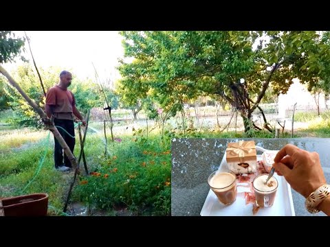 Видео: Удивляю супругу горячим напитком в саду!