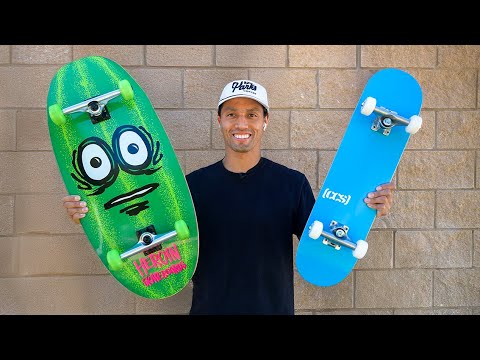 Видео: Тестирование самого широкого и самого тонкого скейтборда
