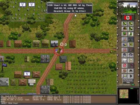 Видео: Steel Panthers World At War v8.403 Игровой процесс