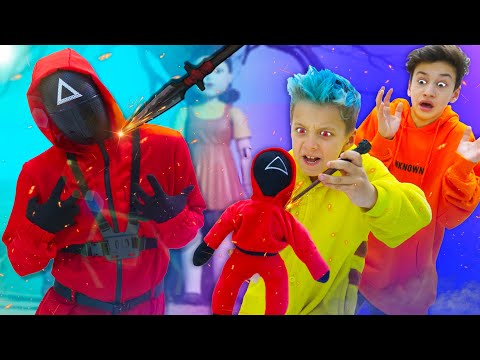 Видео: КТО ПОСЛЕДНИЙ ПЕРЕСТАНЕТ  Играть в Кальмара! VooDoo Doll in Squid Game in Real Life