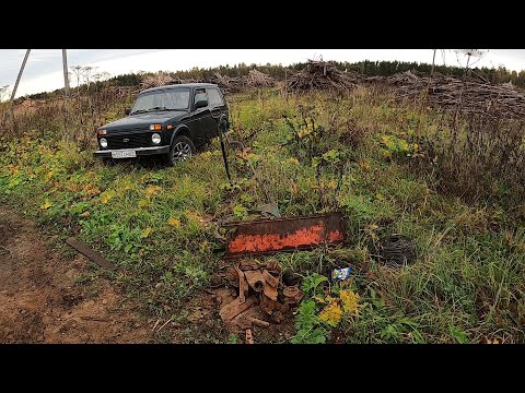 Видео: Ванну забрал, бочка осталась... коп металлолома у пилорамы