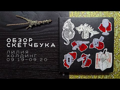 Видео: Обзор скетчбука | Годовалый черный