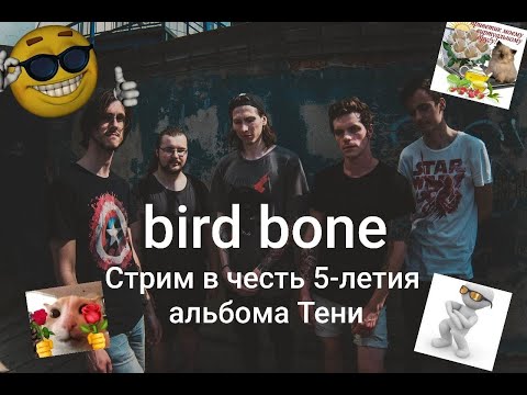 Видео: bird bone - стрим в честь 5-летия альбома Тени