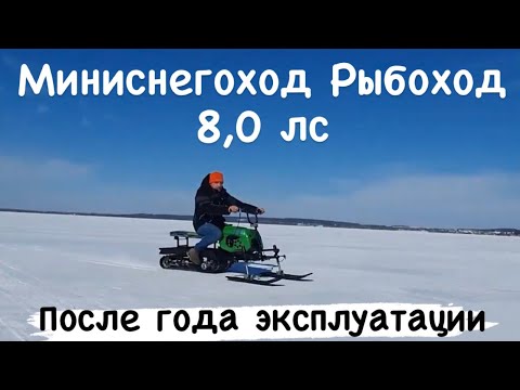 Видео: Миниснегоход Рыбоход 8,0 лс