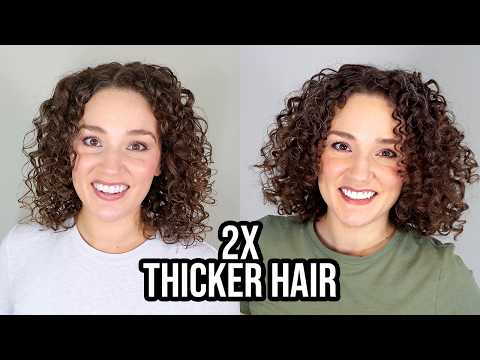 Видео: Как мне удалось сделать волосы гуще + моя процедура укладки для объема