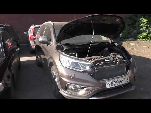 Видео: Осмотр Honda CRV 4  под восстановление.