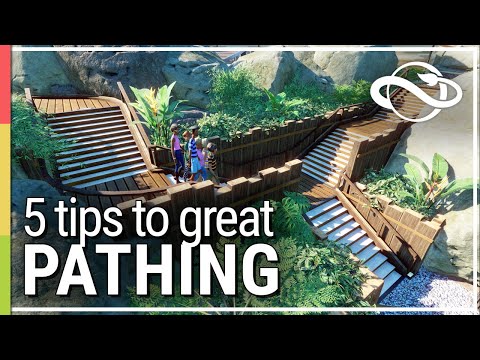 Видео: Советы по выбору пути для продвинутых пользователей — Planet Zoo