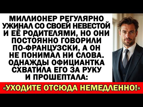 Видео: Официантка Шокировала Миллионера: «Срочно Уходите Отсюда!»
