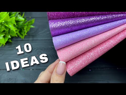 Видео: 🌹10 идей🌹 Розочки из фоамирана Цветы из фоамирана Flores de fomi