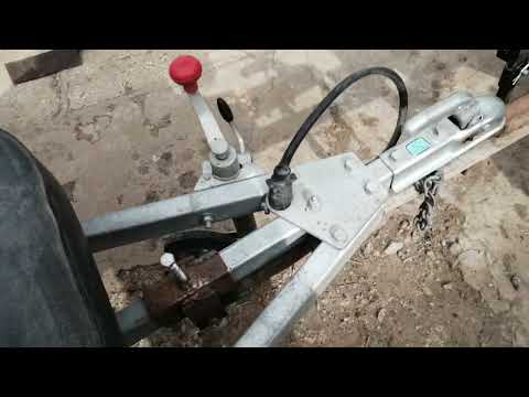 Видео: авто прицеп к мотоблоку