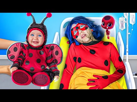 Видео: От РОЖДЕНИЯ До СМЕРТИ ЛЕДИБАГ в Реальной Жизни! Ксюша попала в реальную игру!