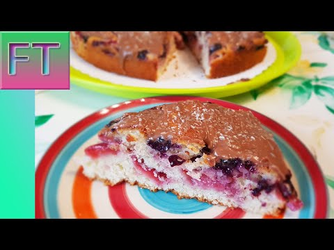 Видео: Быстрый пирог с клубникой на кефире, рецепт