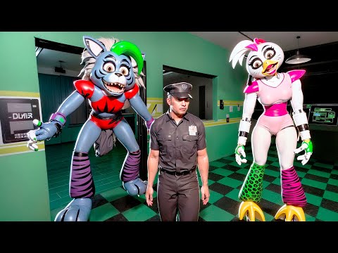 Видео: АНИМАТРОНИКИ ПУГАЮТ ОХРАННИКА FNAF COOP Garry's Mod