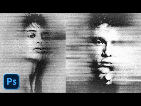 Видео: Урок по созданию эффекта линий сканирования фотокопии в Photoshop