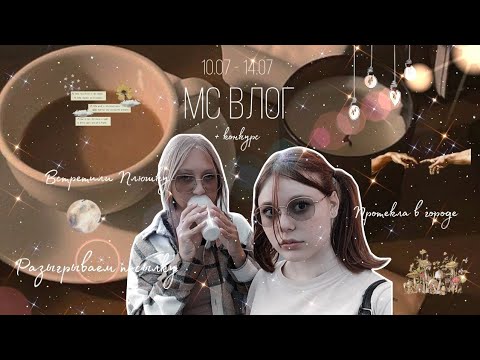 Видео: МС влог за июль/Конкурс!!! 🐾/Подписчики в видео ☺️